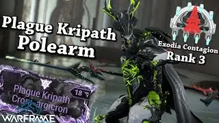 Warframe | Plague Kripath Polearm + Riven [2 Forma Build]