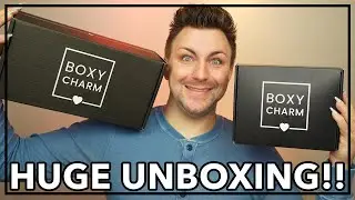 December Boxycharm & BoxyLuxe Try On! MASSIVE Unboxing! Tis' The Season (To Be Extra)
