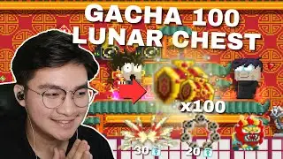 GACHA 100 LUNAR CHEST!! Teori Spark Baru Hoki?! | Growtopia Gacha 2024