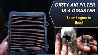Why Dirty Air Filter Kills Your Motorcycle Engine || Motorcycle Maintenance Tips