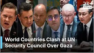 US, UK, Russia, France, Pakistani Envoys Clash at UN Security Council Over Gaza, Middle East | AC1G
