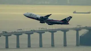 SF AIRLINES B747-400ERF Departs in Style Nonstop to Singapore