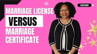 Marriage FAQ’s - Marriage License VS Marriage Certificate