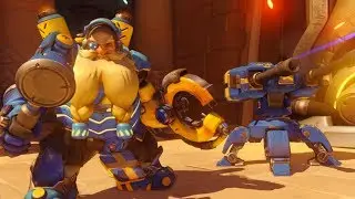 Overwatch Summer Games 2017 - TRE KRONOR Torbjorn Skin Gameplay