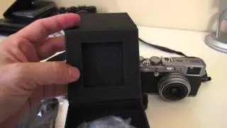 Fuji X100 WCL-X100 Wide Angle conversion lens arrives! A 28mm F/2 X100!