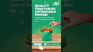 Taazi sabziyaan aur exotic fruits ab mile ek hi jagah #MahadevFresh #freshveggies #veggies #shorts