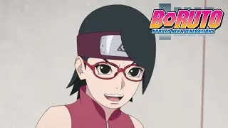 Sarada vs Boruto and Mitsuki | Boruto: Naruto Next Generations