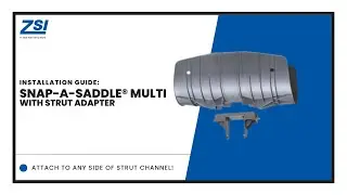 How to Install the ZSI Snap-A-Saddle&reg; Multi with Strut Mounted Adapter | Click-On Attachments