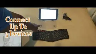 ⌨️ ⌨️ ⌨️ MEETION Ergonomic Foldable Keyboard, Split Portable Compact Bluetooth Keyboard