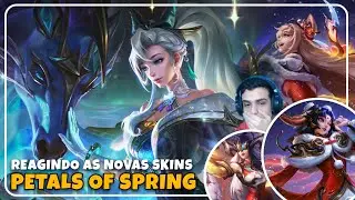 REAGINDO A NOVA SKIN PREST&Iacute;GIO DA SERAPHINE -  PETALS OF SPRING DO WILD RIFT