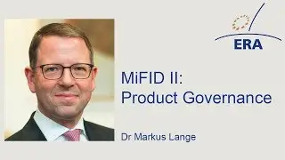 MiFID II: Product Governance