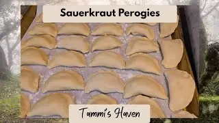 How to make Sauerkraut Perogies - #howto #ukrainianrecipes #polishrecipes #perogies #sauerkraut