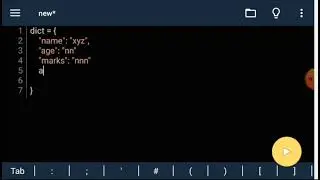 #Dictionary  items #python#indiancoding #codingfanda #pyroid3