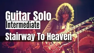Stairway To Heaven (Guitar Solo Lesson w/tabs) - Led Zeppelin | Intermediate