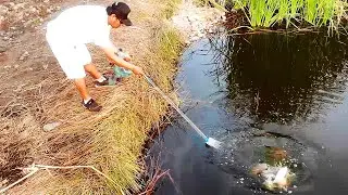 Lanza la Atarraya y el drone muestra la Sorpresa que la Laguna Escond&iacute;a