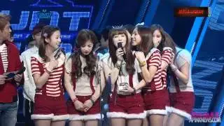 120105 m! countdown: a pink's first win!!!!