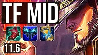 TWISTED FATE vs LISSANDRA (MID) | 10/1/7, Legendary, 500+ games, 900K mastery | KR Diamond | v11.6