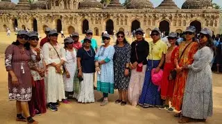 हम्पी बदामी कर्नाटक ट्रिप रणरागिनीग्रुप ओतूर #nice#Womensenjoy#viralvideo ऐतिहासिकप्रेक्षणीयस्थळे👍😊💐