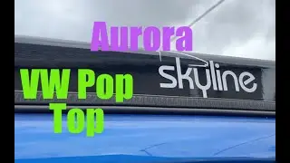 VW T6.1 Campervan Skyline Aurora Pop Top Roof and Roof Bed #vwcamper #vwcampervan