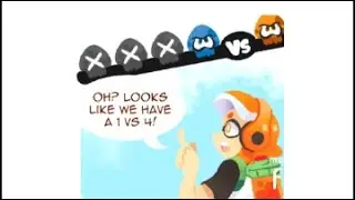 1v4 Splatoon Comic dub (Collab with Ariel Racine )