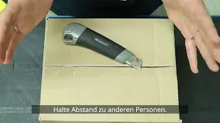 Sicherer Umgang mit einem Cuttermesser - Leichte Sprache