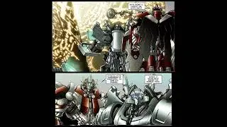 Autobots vs Thetacons [Transformers Dark of the moon foundation IDW comic book run] 