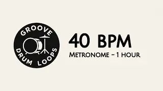 Metronome 40 BPM – 1 hour (Clear Beat)