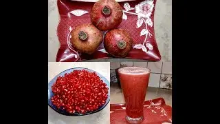 How to make anar ka sharbat | homemade pomegranate juice | fresh & healthy juice of pomegranate