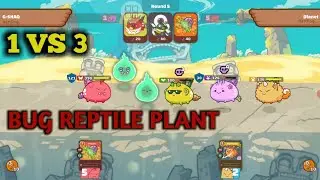 Axie Meta Poison+Numbing | Bug Reptile Plant