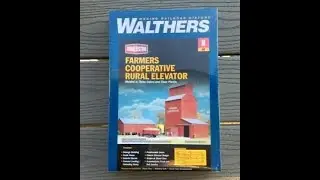 HO Scale Walthers Cornerstone Grain Elevator Kit.