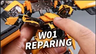 W01大黄蜂 大货首批断轴 简单修复过程分享