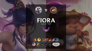 Fiora Top vs Teemo - NA Master Patch 12.7