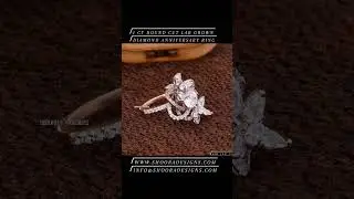 1 CT Round Cut Lab Grown Diamond Anniversary Ring.#ring #diamond #jewellery