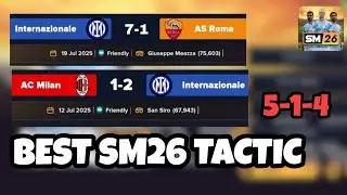 Лучшая выигрышная тактика в SM26! ⚽️ | Лучшие тактики Soccer Manager 2026 514 | Новая лучшая такт...