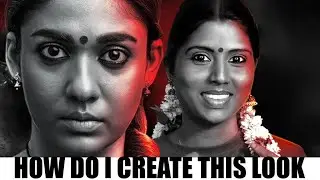 Omg!! நான் எப்படி இவ்வளவு கருப்பானேன் #darkmakeup #village #redha
