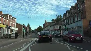 Driving On Droitwich Road, Barbourne Road, Upper Tything & St Mary's Street, Worcester, England