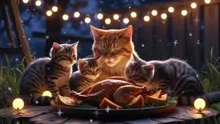 Fat Orange Cat Finds 3 Kittens and Becomes an Accidental Dad | Funny Cat Animation