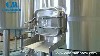 French 2000L Brewery equipment--3 vessels.