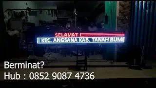 Jual LED Running Text Jambi -  0852 9087 4736