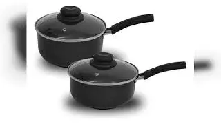 Review: Conjunto De Panelas 16 E 18 Teflon Antiaderentes Cor Preto