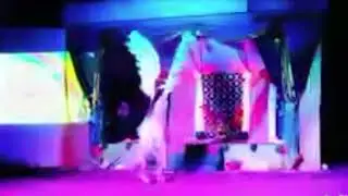 Sexy Girl in Angel Wings FALLS during Miss Q and A Palanas 2018 National Costume