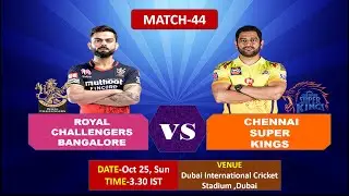IPL 2020-Royal Challengers Bangalore vs Chennai Super Kings - Match Report #RCBvsCSK #IPL2020