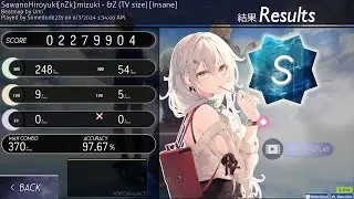 [osu!] SawanoHiroyuki[nZk]:mizuki - &z (tv size) (Insane)
