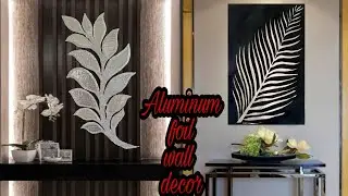 Aluminum foil wall decor | silver room decor | crafting |mCraft Angel