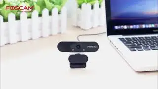 Webcam with Microphone for Desktop Laptop, Foscam 1080P HD USB Streaming Web Cam for Windows Mac OS