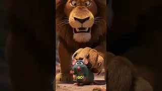 The Friendly Lion and the Clever Mouse #animation #shortvideos #facts #encanto #cartoon #animated