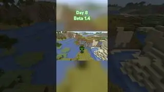 День 8, бета-версия V1.4 | Выживание в Minecraft | #d0gg3y #minecraft #daily #youtube #shorts