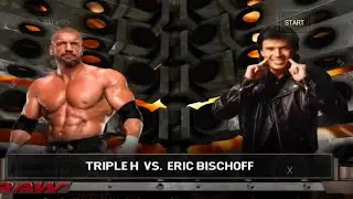 Матч Triple H против Эрика Бишоффа на старой арене RAW #wwe2k23