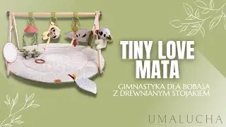 Tiny Love Gimnastyka dla bobasa z drewnianym stojakiem - Boho Chic
