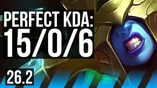 LISSANDRA vs AHRI (MID) | Perfect KDA: 15/0/6 | BR Challenger | 26.2